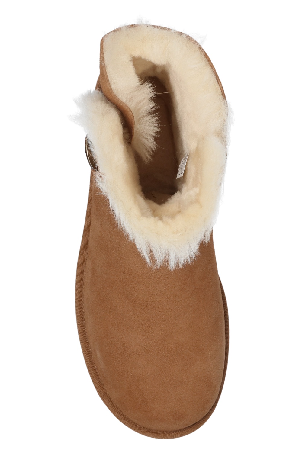 Brown 'W Mini Bailey Button Bling' suede snow boots UGG - Vitkac